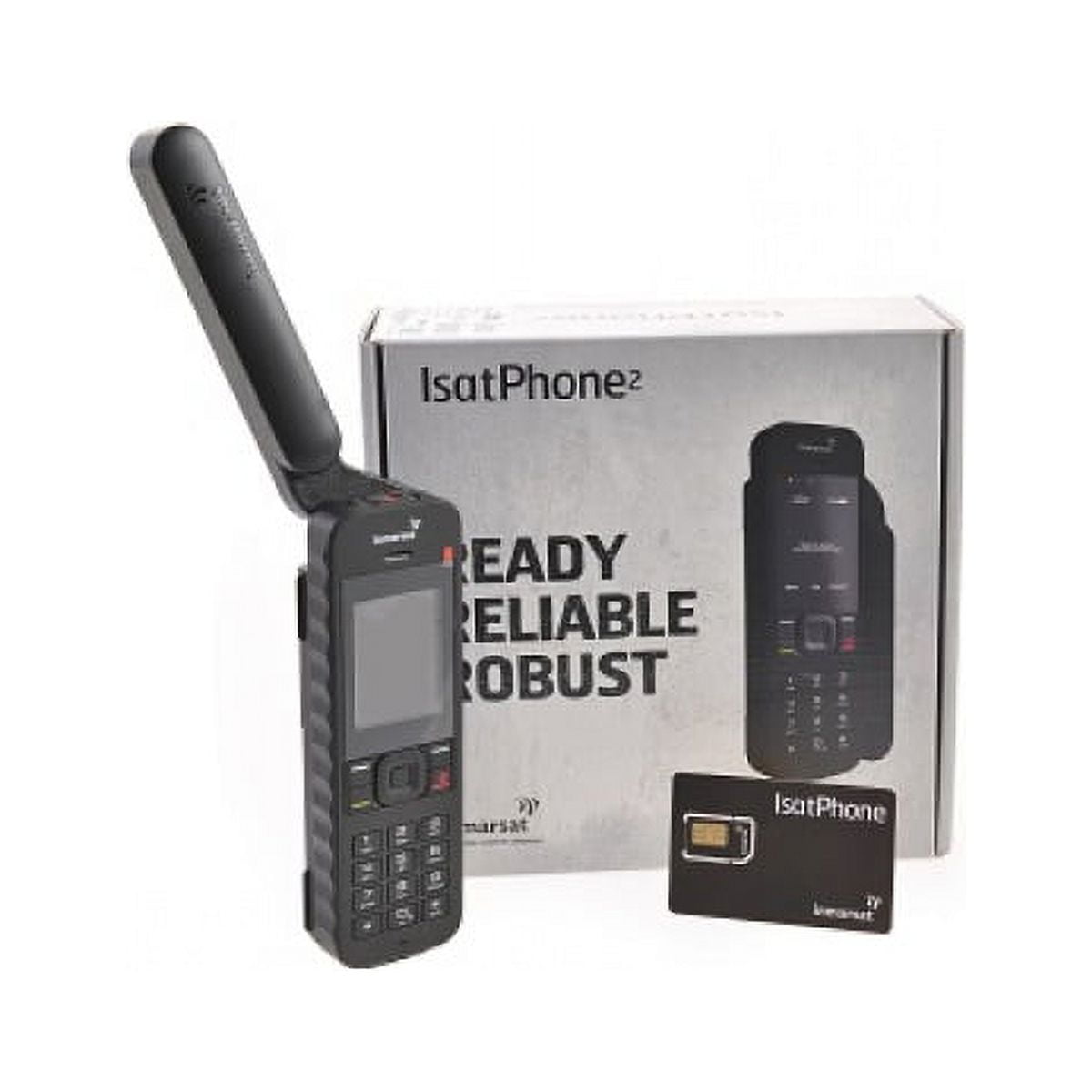 Inmarsat IsatPhone 2 - Satellite Phone with FREE SIM card and 100