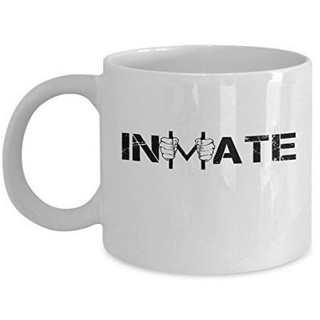 Inmate 11 oz Coffee Mug - Unique White Ceramic Gift