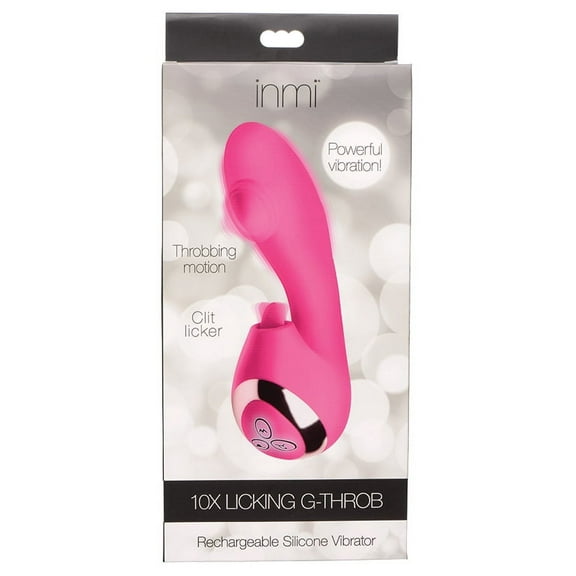 Inmi 10X Licking G-Spot Vibrator, Pink