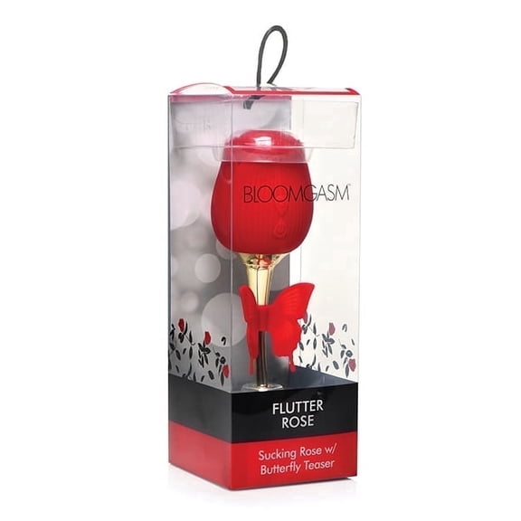 Inmi Bloomgasm Flutter Rose Butterfly Kiss Vibrators Red/Gold