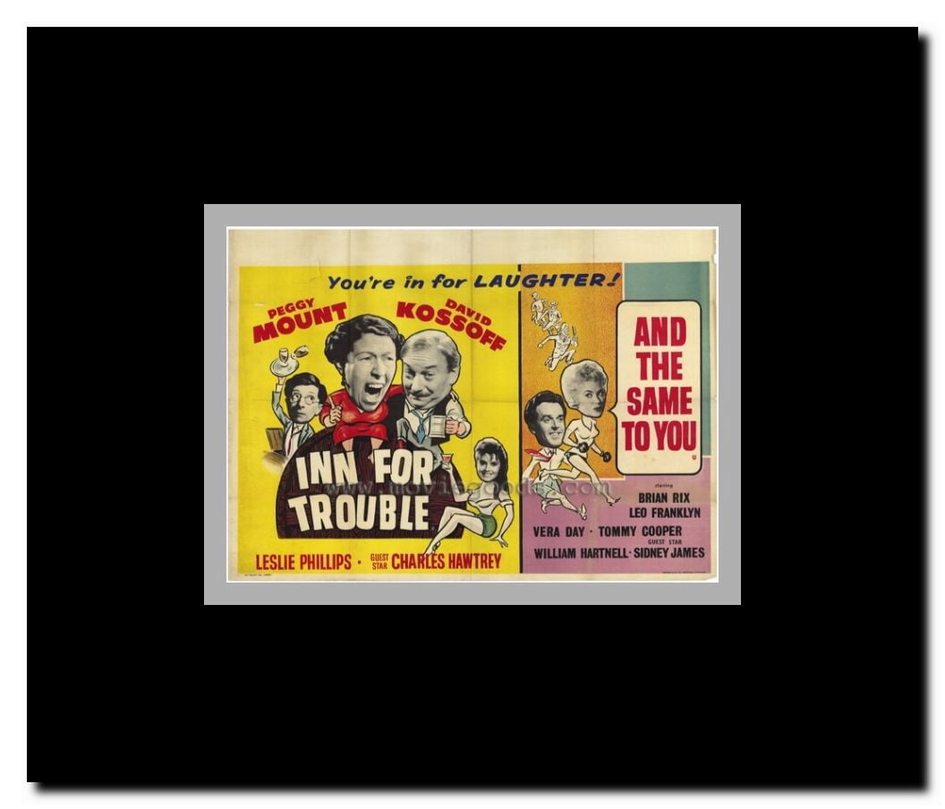 Inn for Trouble/And the Same to You Framed Movie Poster