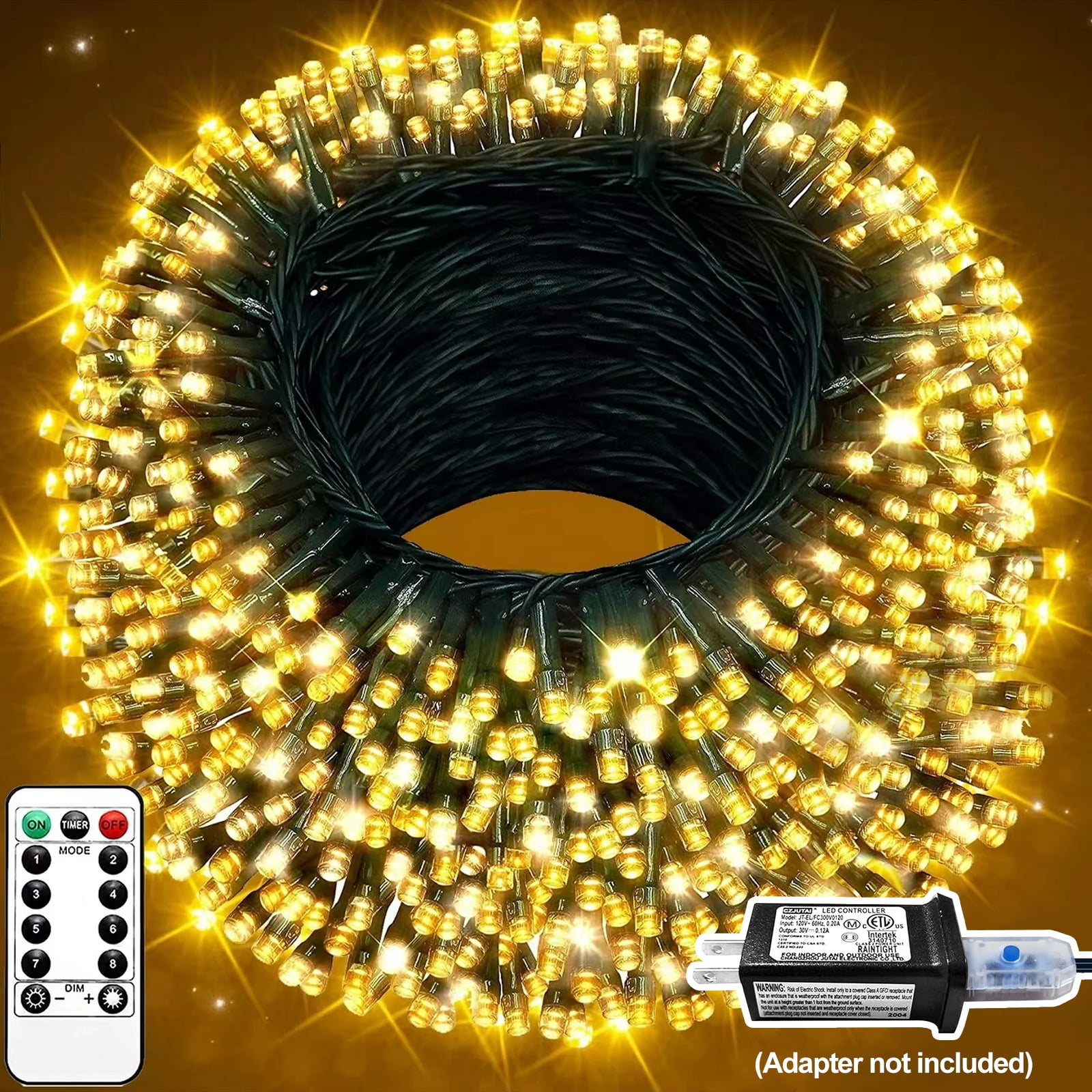 InnOrca 52.5ft 160LED Christmas String Lights USB Plug in, Christmas