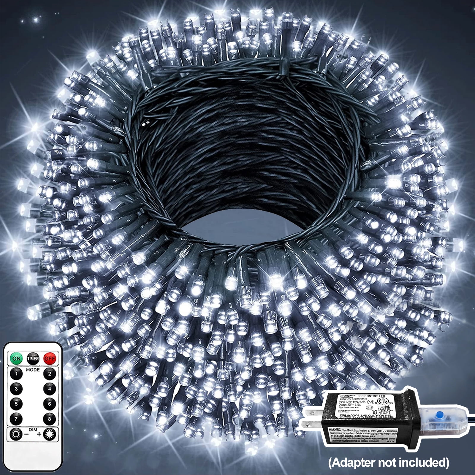 InnOrca 52.5ft 160LED Christmas String Lights USB Plug in, Christmas Lights with 8 Modes & Timer