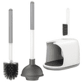 InnOrca Toilet Brush and Plunger Set, Toilet Plungers for Bathroom