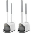 InnOrca Toilet Plunger and Bowl Brush Combo Set with Caddy, 2 Set