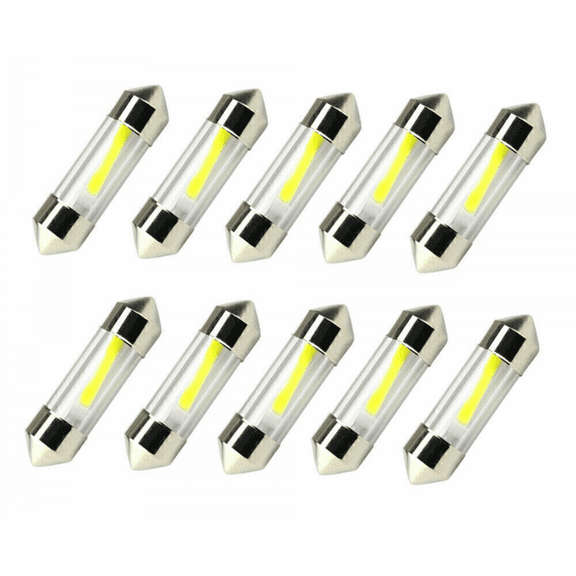 Innenraum Auto 31/36/39/42mm 10x COB Beleuchtung LED Soffitte 12V-31mm