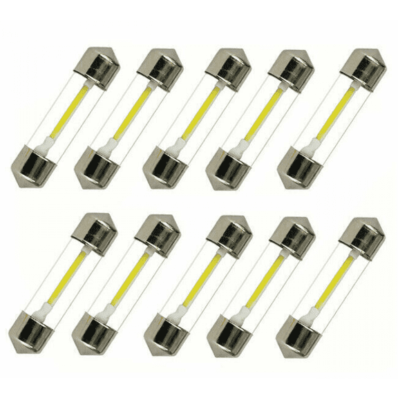 Innenraum Auto 31/36/39/42mm 10x COB Beleuchtung LED Soffitte 12V-36mm