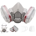 thumbnail image 1 of Innens 17 in 1 Half Face Gas Mask Facepiece Spray Painting Respirator Safety Suit 6200, 1 of 13