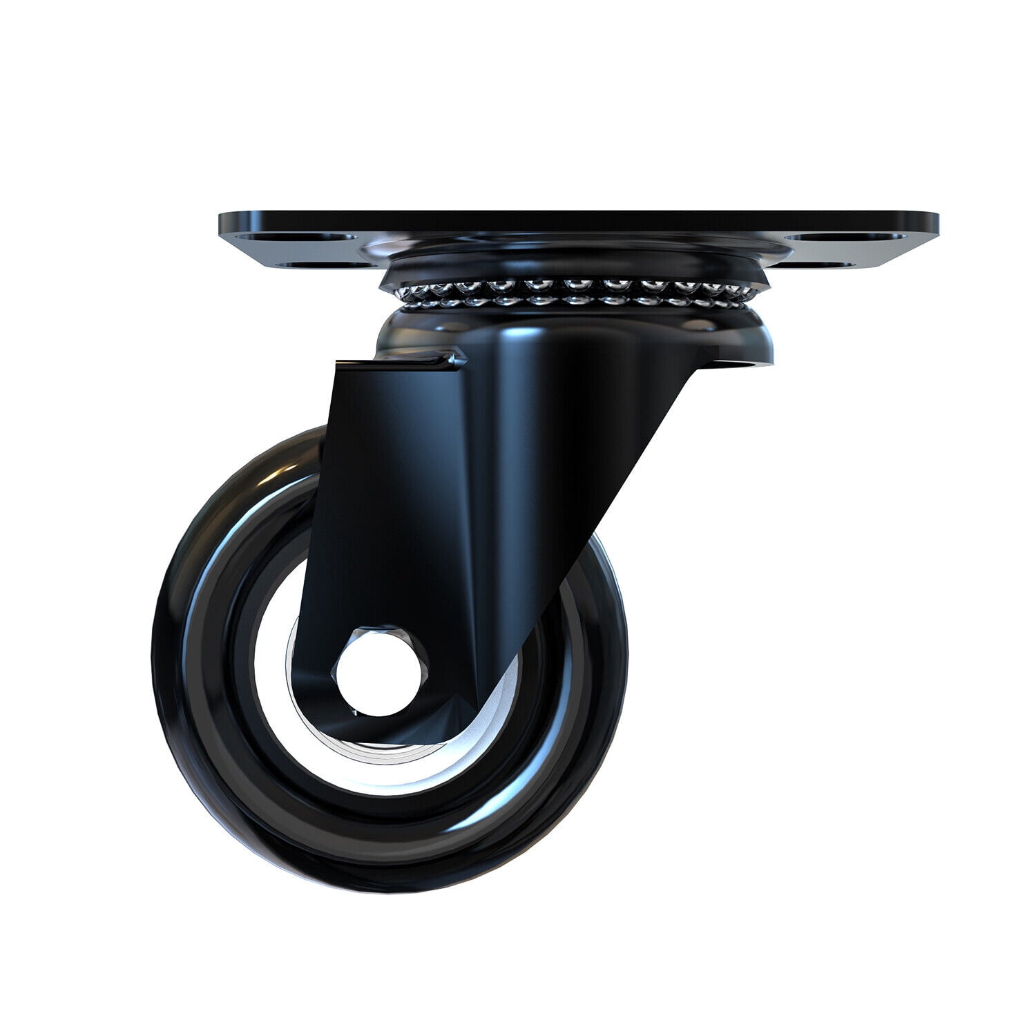 Innens 2 inch Caster Wheels Swivel Heavy Duty Rubber Plate Casters ...