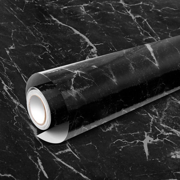 Black Marble Contact Paper