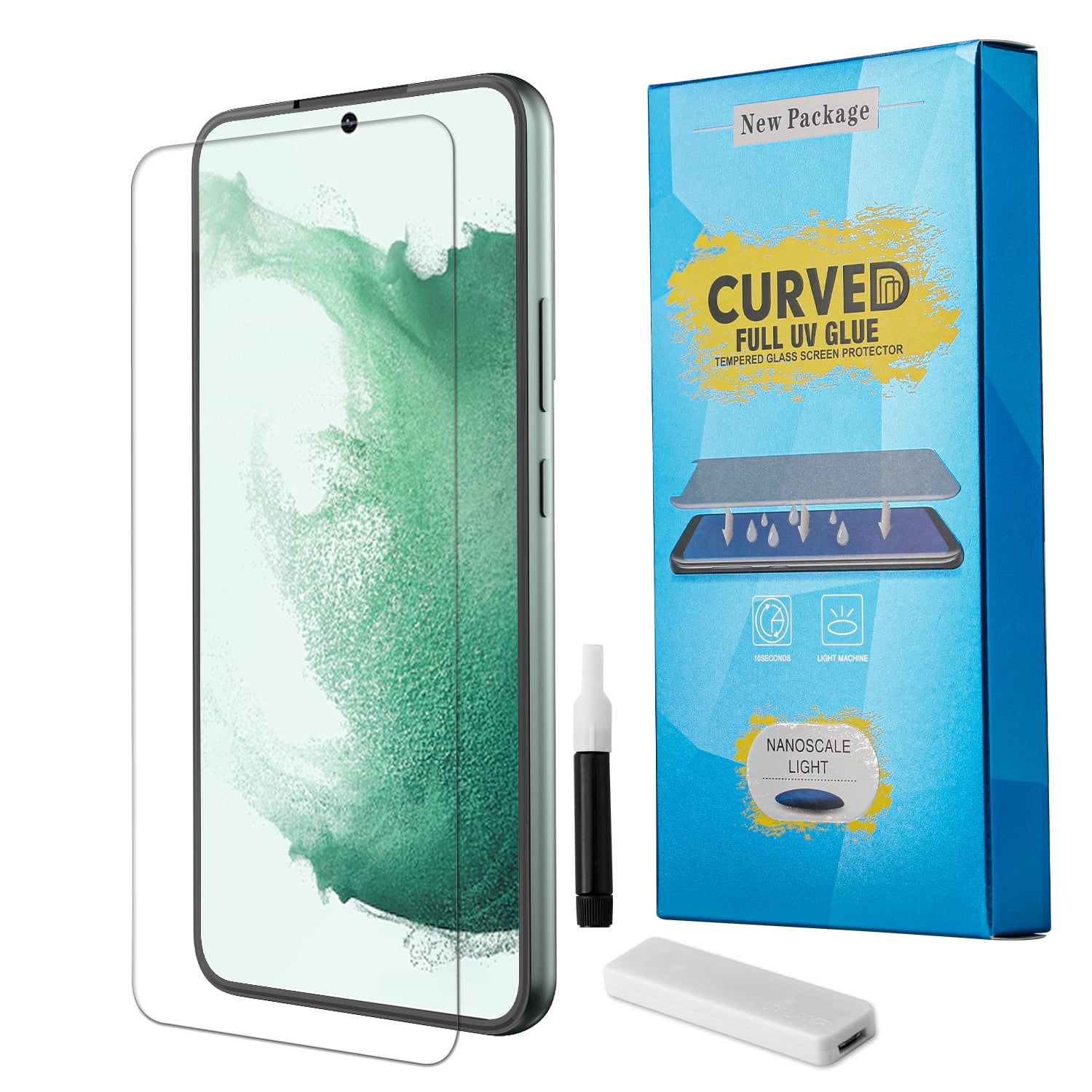 Samsung Galaxy S22 Ultra Panzerglas 3D Full Screen - Side Glue