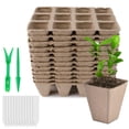 thumbnail image 1 of Innens Seed Starter Tray Peat Pots Kit Biodegradable Germination Seedling Trays 144Cell, 1 of 9