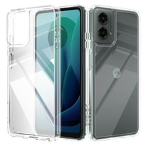 Innens for Moto G 5G 2024 6.6inch Soft TPU Shockproof Slim Case Cover, Clear
