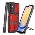 thumbnail image 1 of Innens for Samsung Galaxy A15/A25/A55 5G 6.5inch Car Magnetic Stand Case Rugged Cover with Screen Protector, Red, 1 of 15