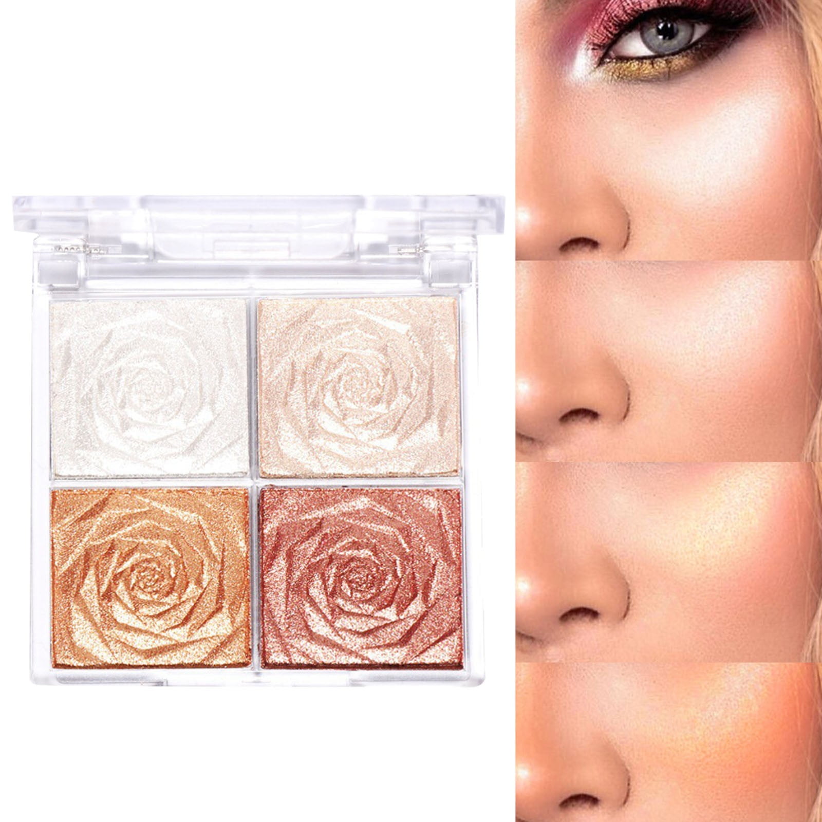 Inner Corner Eye Highlighter 4 Color Highly Colored Eye Shadow Eye