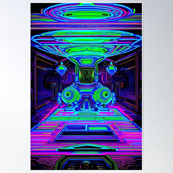 Inner Dimensions Poster Wall Art, Modern Wall Decor For Living Room Bedroom, 16x24 UNFRAMED