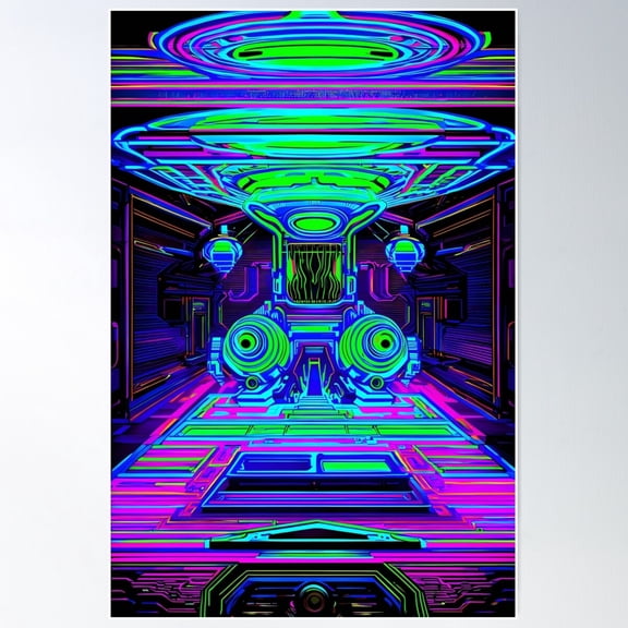 Inner Dimensions Poster Wall Art, Modern Wall Decor For Living Room Bedroom, 8x12 UNFRAMED