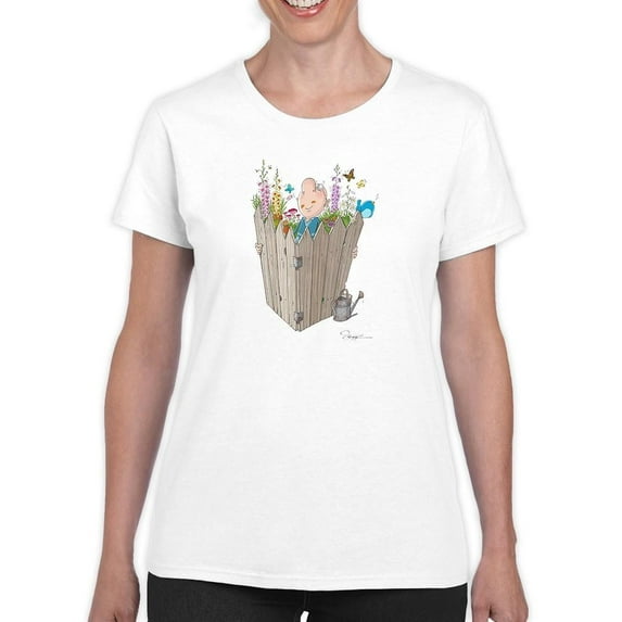 Inner Garden T-Shirt Women -Engin Selcuk Designs, Female x-Large