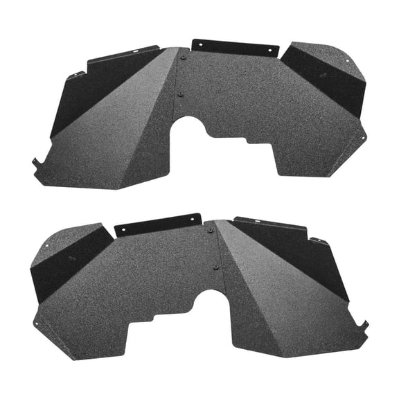 Inner Liner Kit for 2007-2018 JK/JKU, Steel Mud Guards, Wheel Well Cover Flare Liners, Scratch Resistant, Bolt-On Style