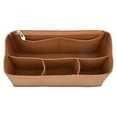thumbnail image 1 of Inner Liner Makeup Storage and Organization Bag Inner Liner Bag with Long and Short Handles. Maintain a Fresh and Clean Appearance Over Time.Hyrbekliner Makeup Storage Organizer Bag Brown (Duobaoge), 1 of 6