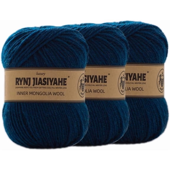 Inner Mongolia Wool Yarn for Crocheting & Knitting - Washable, Soft, Warm & Luxurious - 4 Ply, Perfect for Sweater, Scarf, Hat & Socks