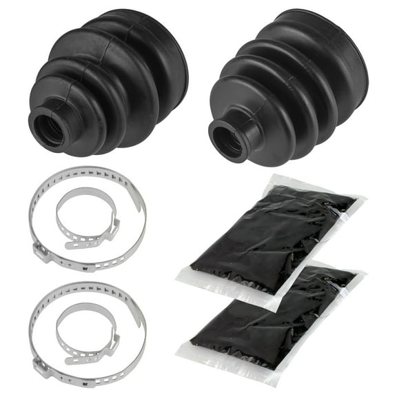 Inner & Outer CV Axle Boot Kit Compatible with TRX300FW Fourtrax 4X4 ATV 1988-2000 Models - Front Wheel Drive