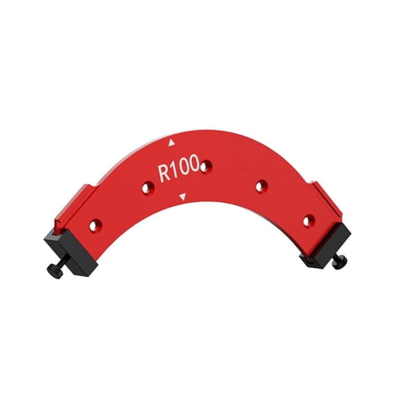 Inner/Outer Corner Large Arc Mold Electric Router Slotting Template Woodworking Curved Angle Chamfering Template Tools A