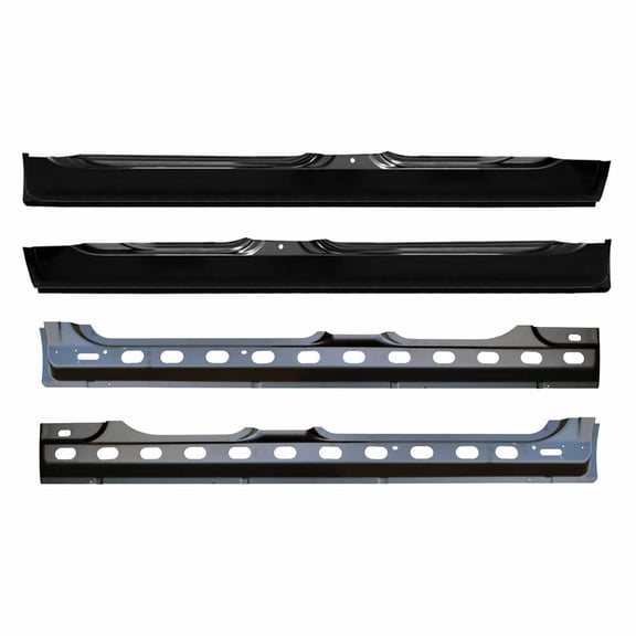 Inner & Outer Rocker Panel Kit. Fits 02-08 Dodge Ram 1500 Pickup Truck Quad Cab, 03-09 Dodge Ram 2500 Pickup Truck Quad Cab, 03-09 Dodge Ram 3500 Pickup Truck Quad Cab