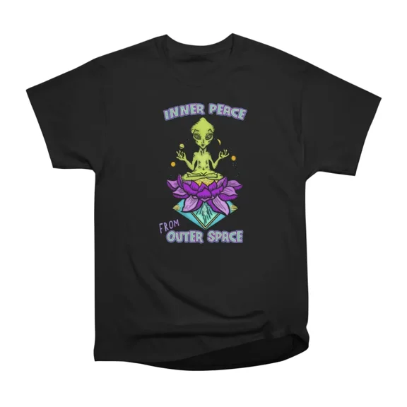 Inner Peace from Outer Space T-Shirt Tee Gift For Him Merch For Her Apparel For Friend