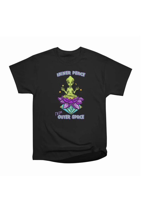 Inner Peace from Outer Space T-Shirt Tee Gift For Him Merch For Her Apparel For Friend