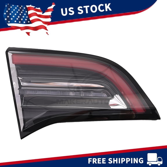 Inner Tail Light Left Side 4-Pin for Tesla Model 3 Y 2021-2023 1502088-00-B