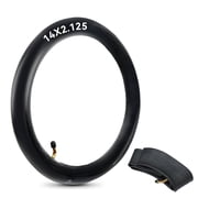 Inner Tube 14 x 2.125, Electric Bike Tire Tube with Angled Valve Stem Electric Scooter E-Bike Inner Tube Replacement