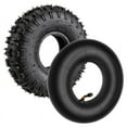 thumbnail image 1 of 4.10-4 410-4 4.10/3.50-4 Inner Tube + Tire for Garden Rototiller Snow Blower Mowers Hand Truck Wheelbarrow Go Cart Kid, 1 of 9