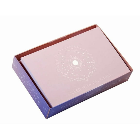 Inner World Filled with Gratitude: 10 Note Cards for Expressing Thankfulness, (Hardcover)