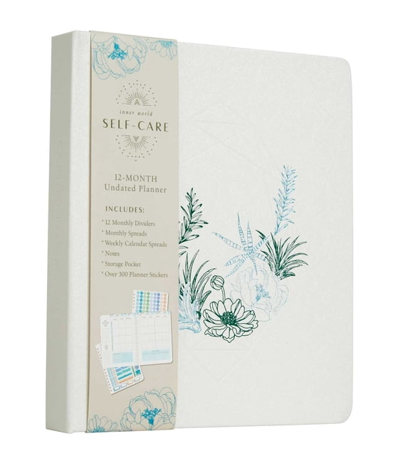 Inner World: Self-Care 12-Month Undated Planner : (Mindfulness Gifts, Self-Care Gifts for Women, Back to School Supplies, Planners With Stickers) (Hardcover)