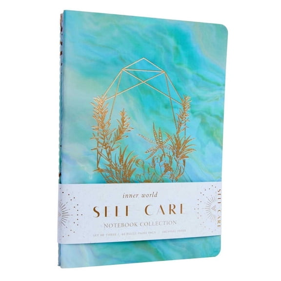 Inner World Self-Care Sewn Notebook Collection (Set of 3), (Paperback)