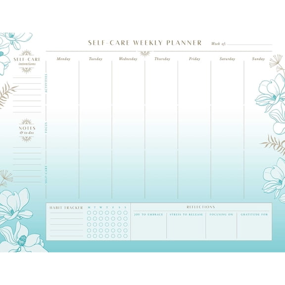 Inner World: Self-Care Weekly Planner Notepad : (Mindfulness Gifts, Self-Care Gifts for Women, Back to School Supplies) (Paperback)
