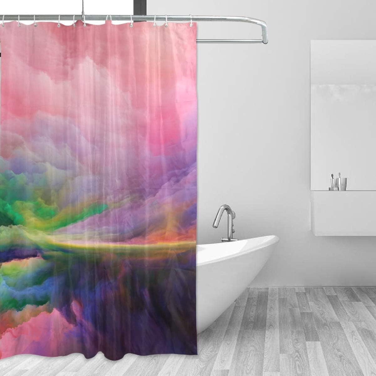 Inner World Series Bath Shower Curtain Liners 60x72in 100