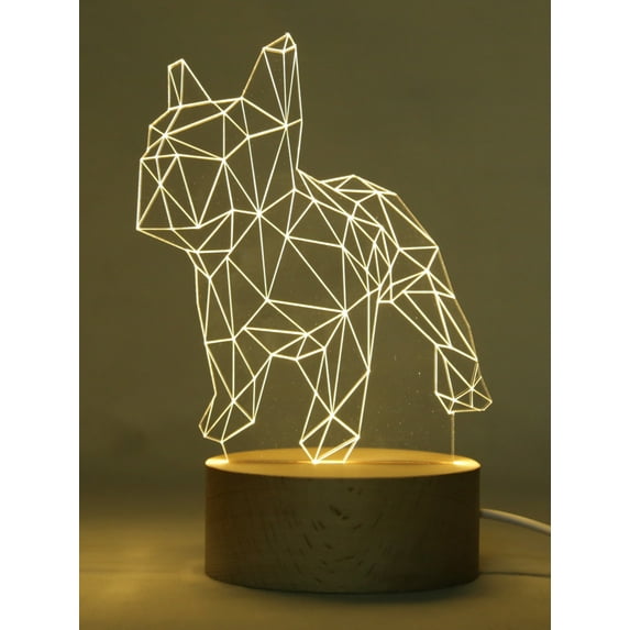 Innerest 3D Night Lamp Illusion Kids Night Light Nursery Room Décor Acrylic Light Table Lamp