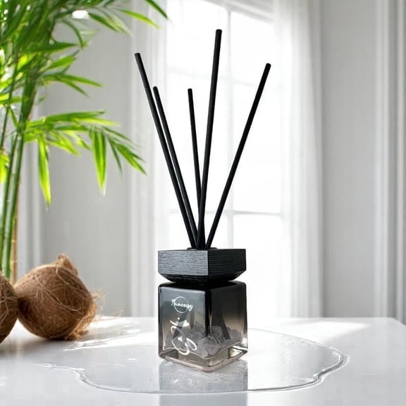 Innergy Crown Chakra Crystal-Infused Reed Diffuser – 100ml Aromatherapy Essential Oil Diffuser for Home – Long-Lasting Scent, Natural Crystal Energy for Relaxation & Balance