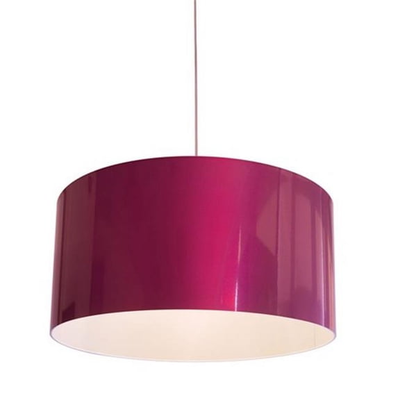 Innermost SPRI4014 Metallic Shades 40 Pendant Light, Pink