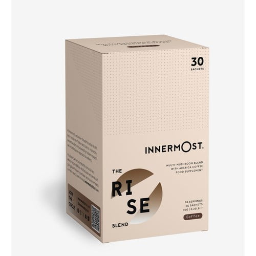 Innermost The Rise Mushroom Coffee Blend 90g, British Import (Pack of 2)