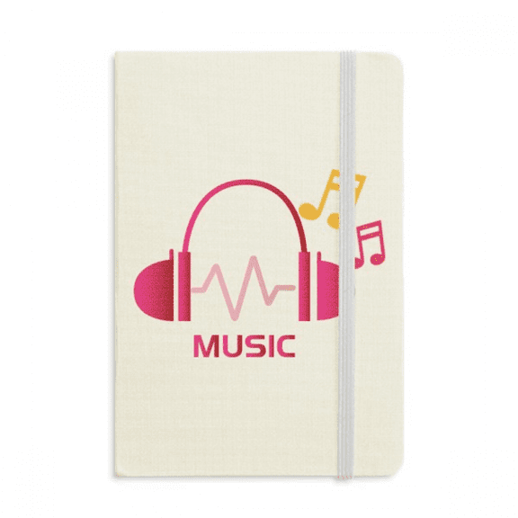 Innervation Musical Headset Notebook Official Fabric Hard Cover Classic Journal Diary