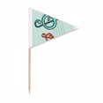 thumbnail image 1 of Innervation Musical Mark Toothpick Triangle Cupcake Toppers Flag, 1 of 3