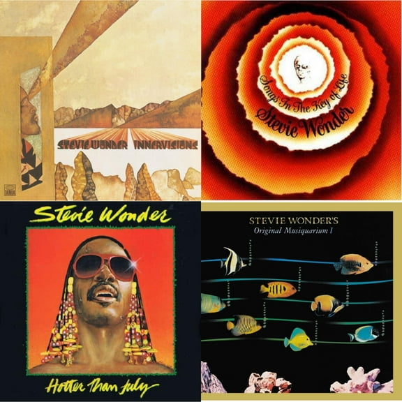 Innervisions & Songs In The Key Of Life & Hotter Than July & Original Musiquarium I (2LP)