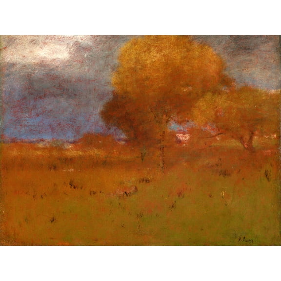 Inness Autumn In Montclair 1894 Painting Extra Large XL Wall Art Poster Print