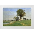 thumbnail image 1 of Inness, George 32x22 White Modern Wood Framed Museum Art Print Titled - Old Elm at Medfield, 1 of 4