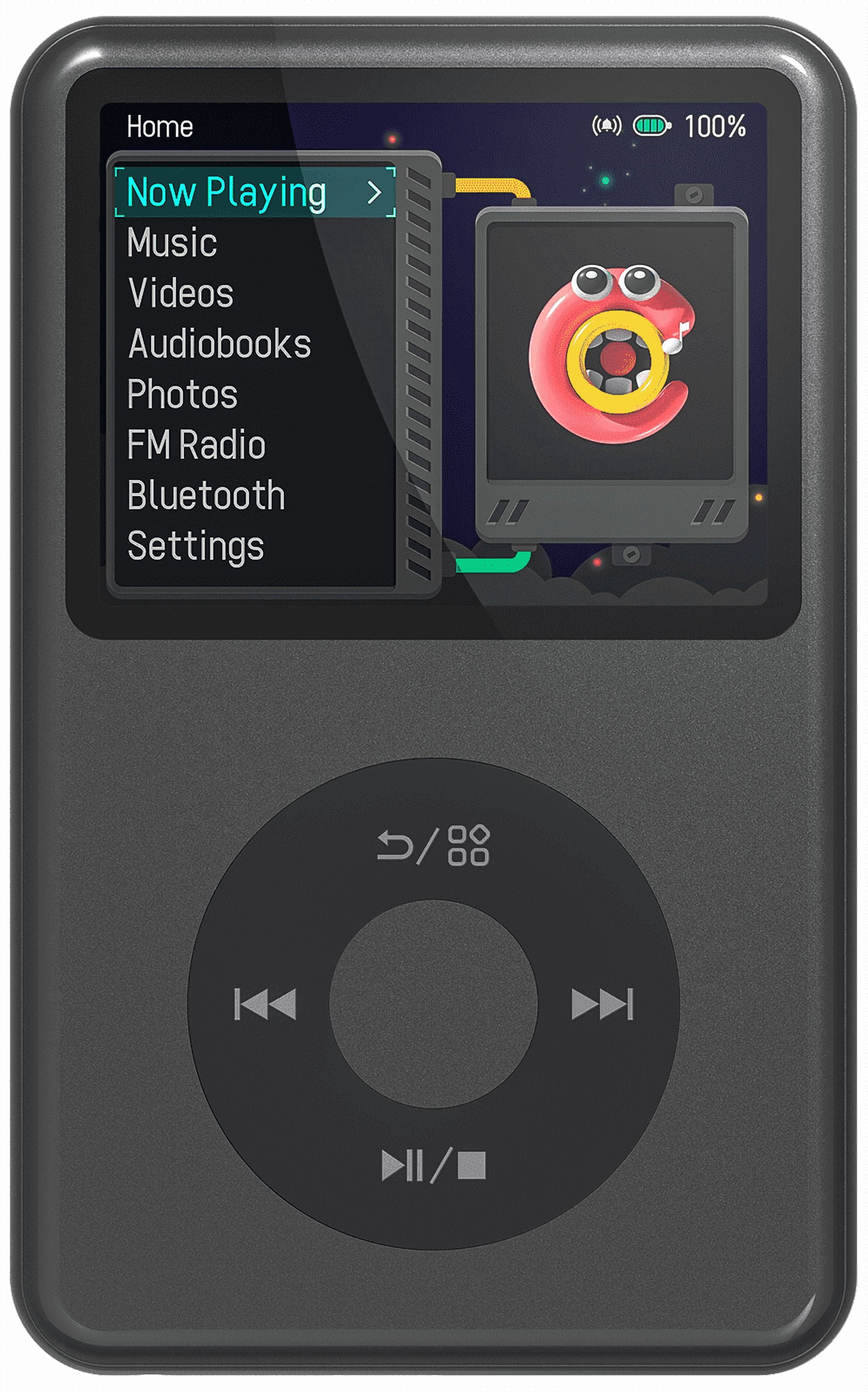 Inioasis y1　64G Black Innioasis 64GB Mp3 Player with Bluetooth, 2.4
