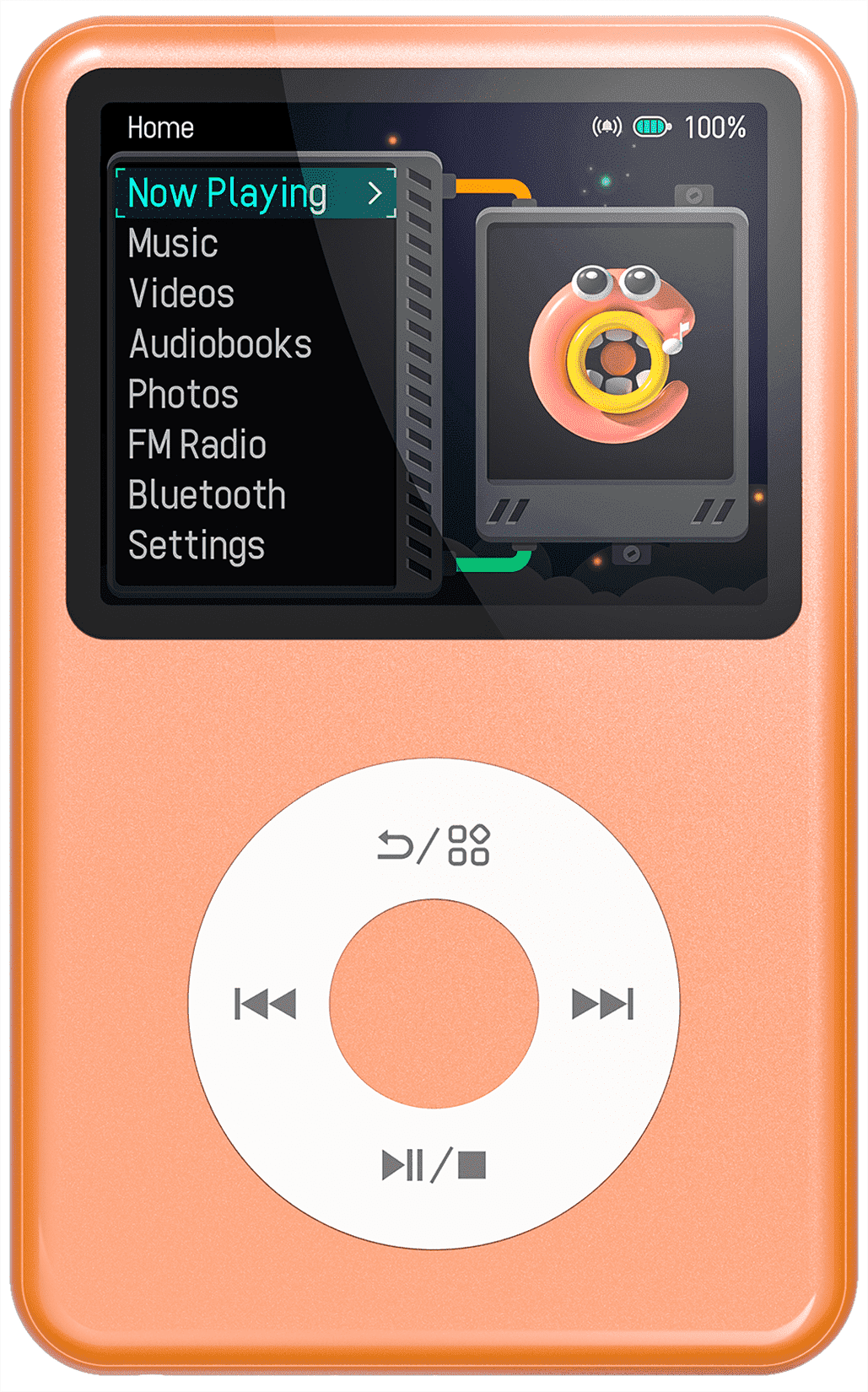 Innioasis 64GB Mp3 Player with Bluetooth, 2.4