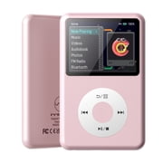 Innioasis 64GB Mp3 Player with Bluetooth, 2.4" Portable Mini HiFi Digital Music Player with FM Radio Audiobook Mp3 2026 Nice Gift Pink